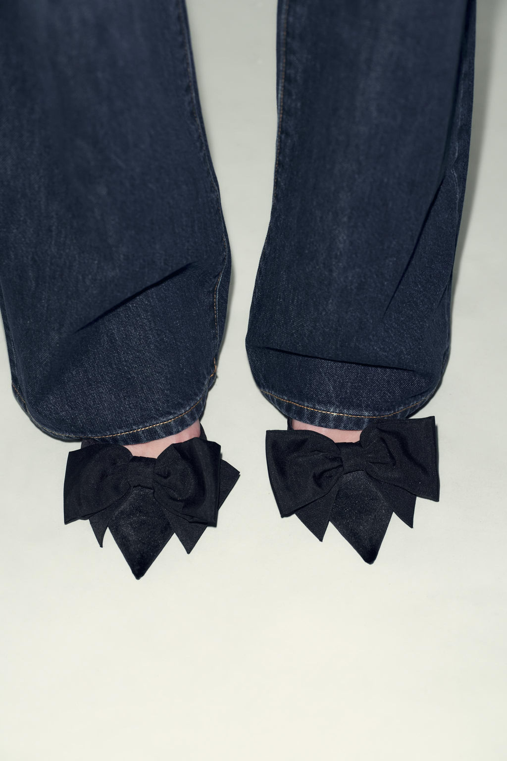 VELVET SLINGBACK SHOES WITH BOW - Zara фото 5