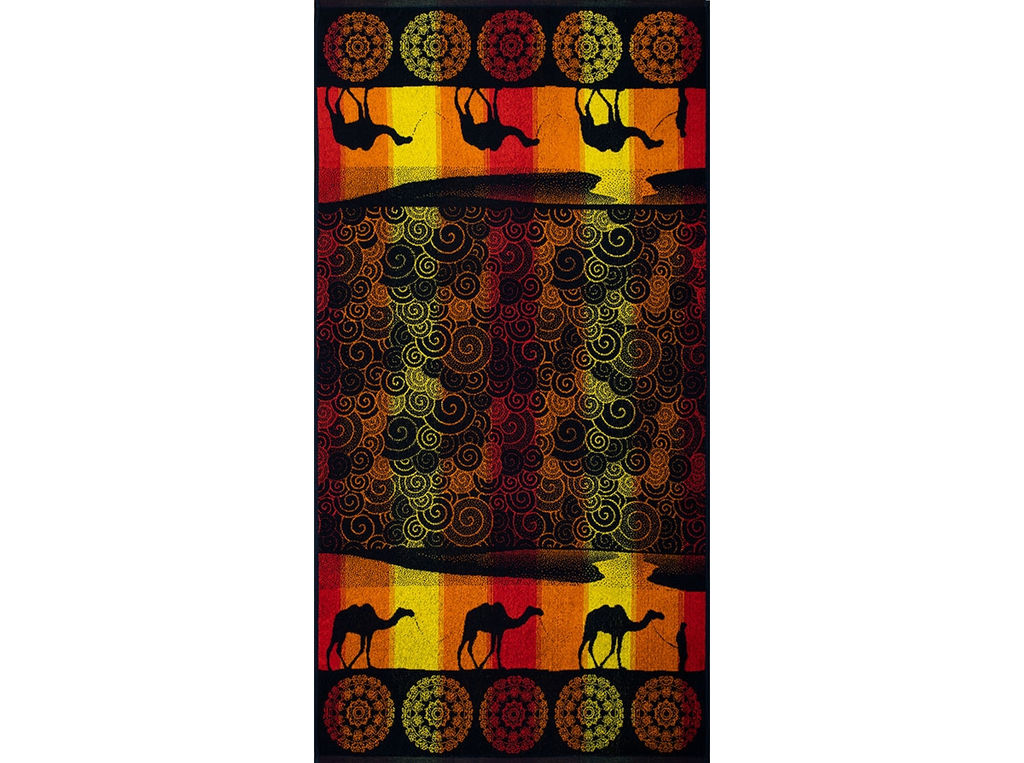 Полотенце махровое 6с102.413ж1 Караван (СН1 т.синий) 81х160см