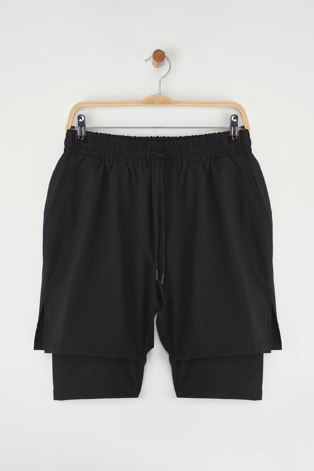 TRENDYOL MAN Siyah Running H?zl? Kuruma Micropoly Antrenman Fitness Taytl? Outdoor Sort TMNSS25SR00060 - Trendyolmilla фото 6