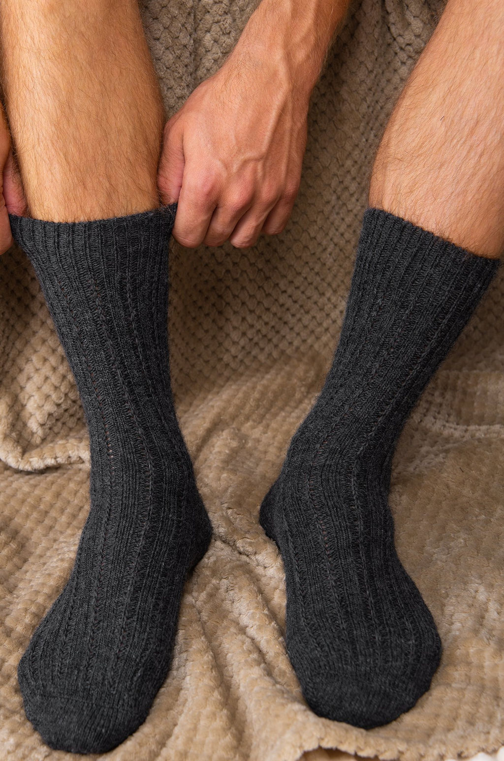 Мужские шерстяные носки Happy Fox  фото 9