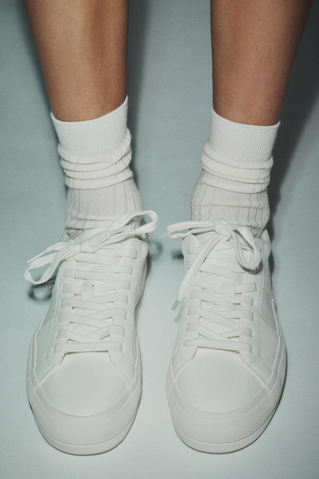 SNEAKERS WITH TOPSTITCH DETAIL - Zara фото 10