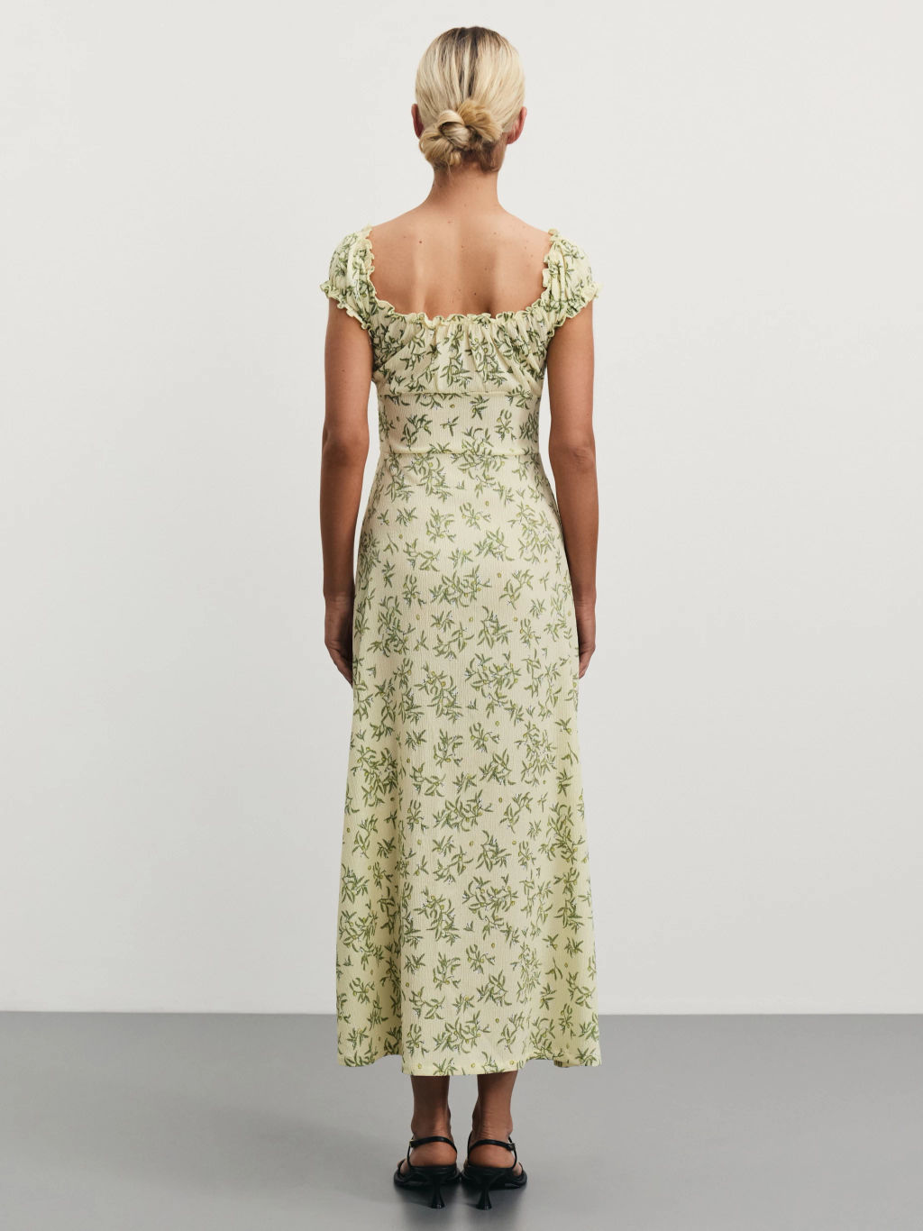 Платье миди с цветочным принтом / Zarina  фото 5