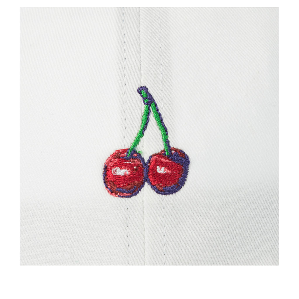 Бейсболка DJINNS арт. Dad Cap DNC Cherry (белый)  фото 4