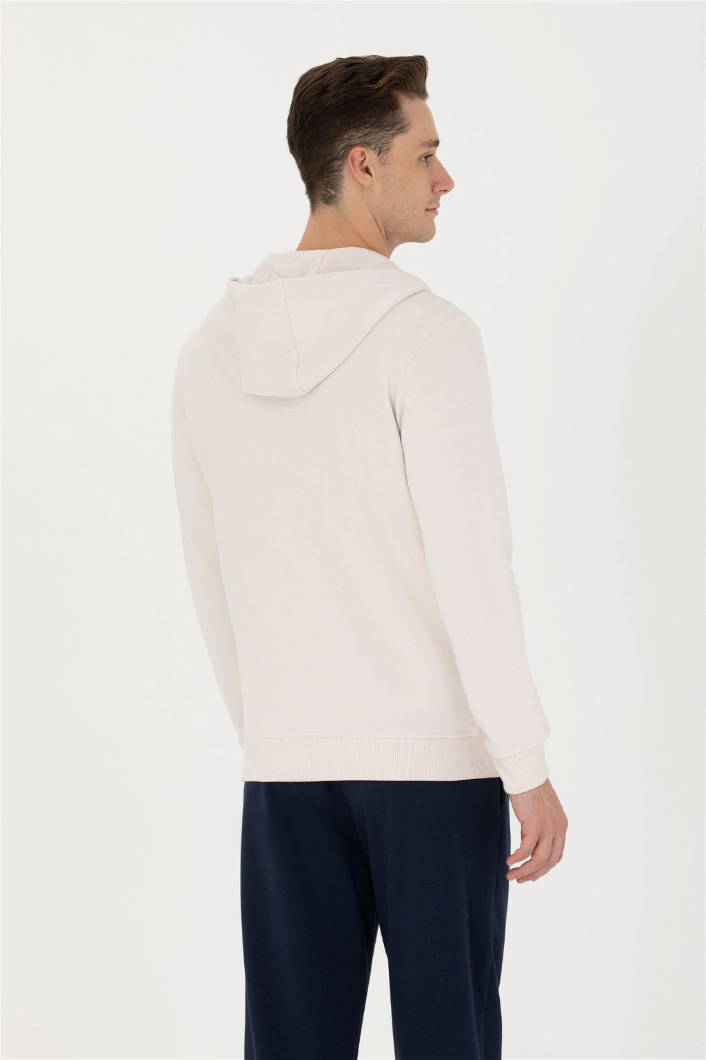 U. S. Polo Assn Мужской вязаный кардиган с капюшоном и камнем - U.s. polo assn фото 12