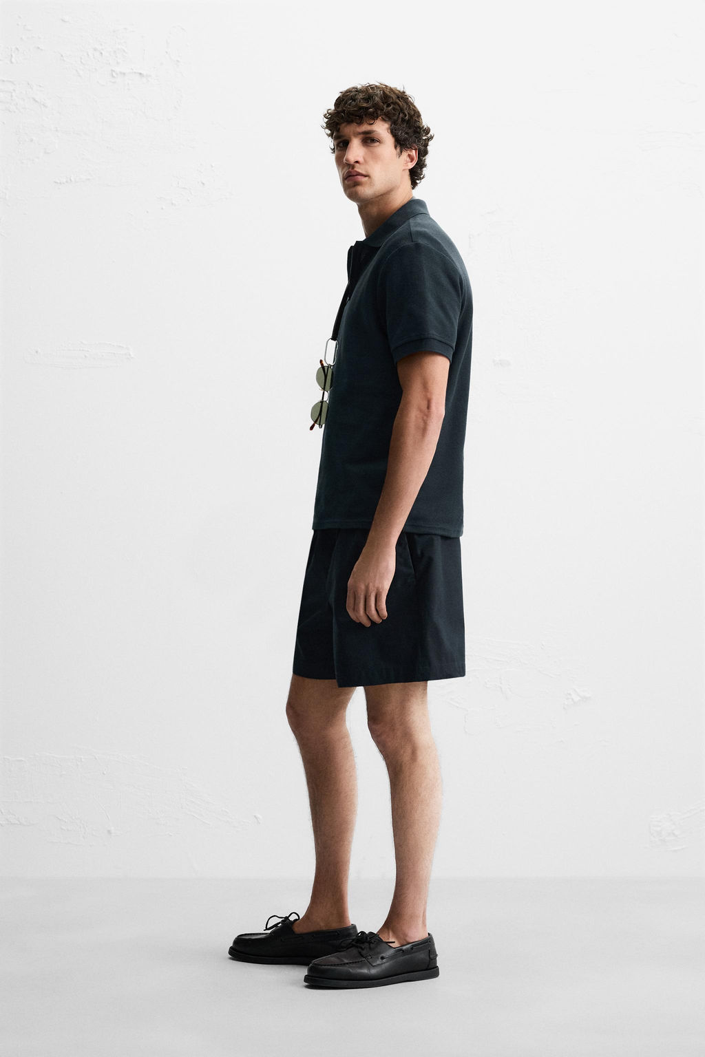 QUARTER-ZIP POLO SHIRT - Zara фото 4