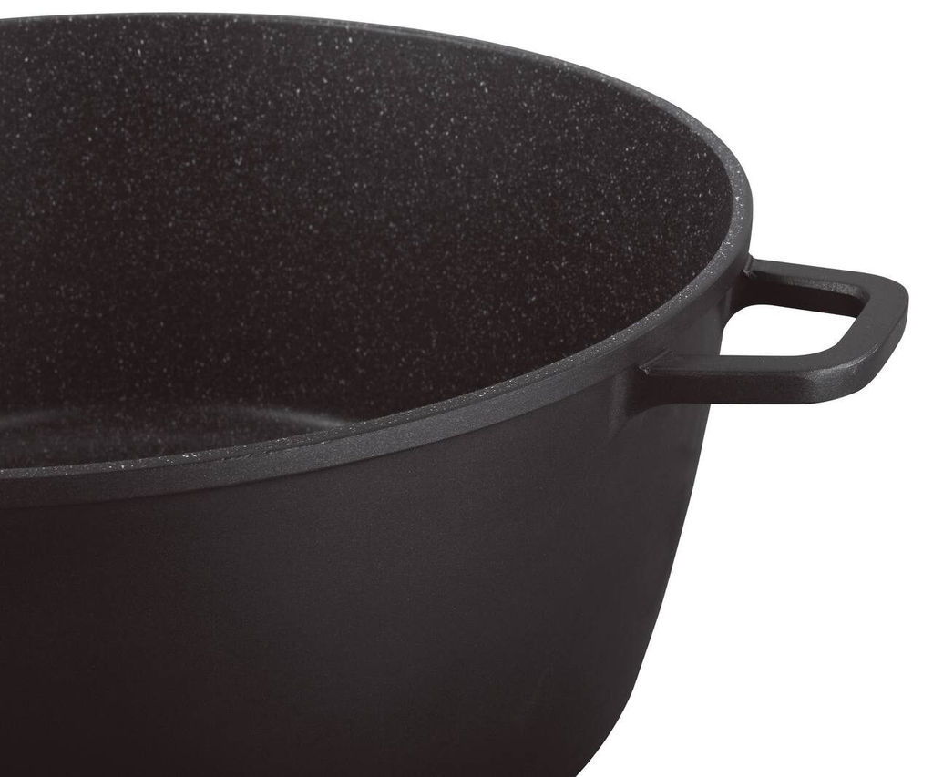 818-005 Кастрюля 15л с крышкой 36см в под.уп.(х6)Алюминий - Lenardi фото 2