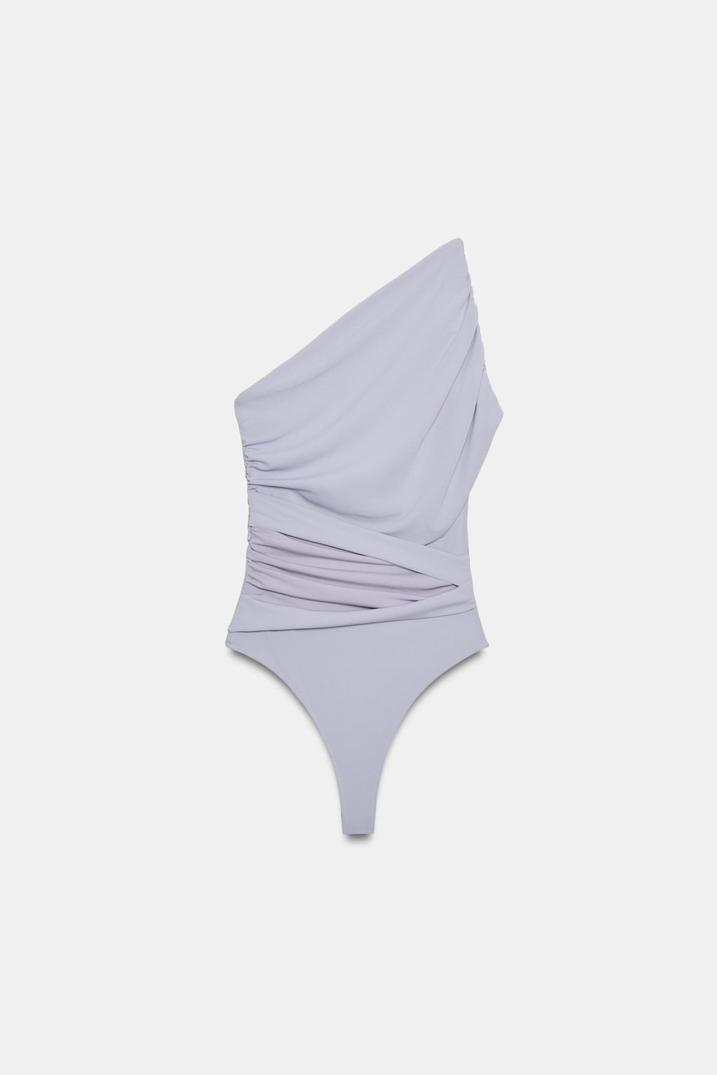 BODY DRAPEADO ASIM?TRICO / Gris perla