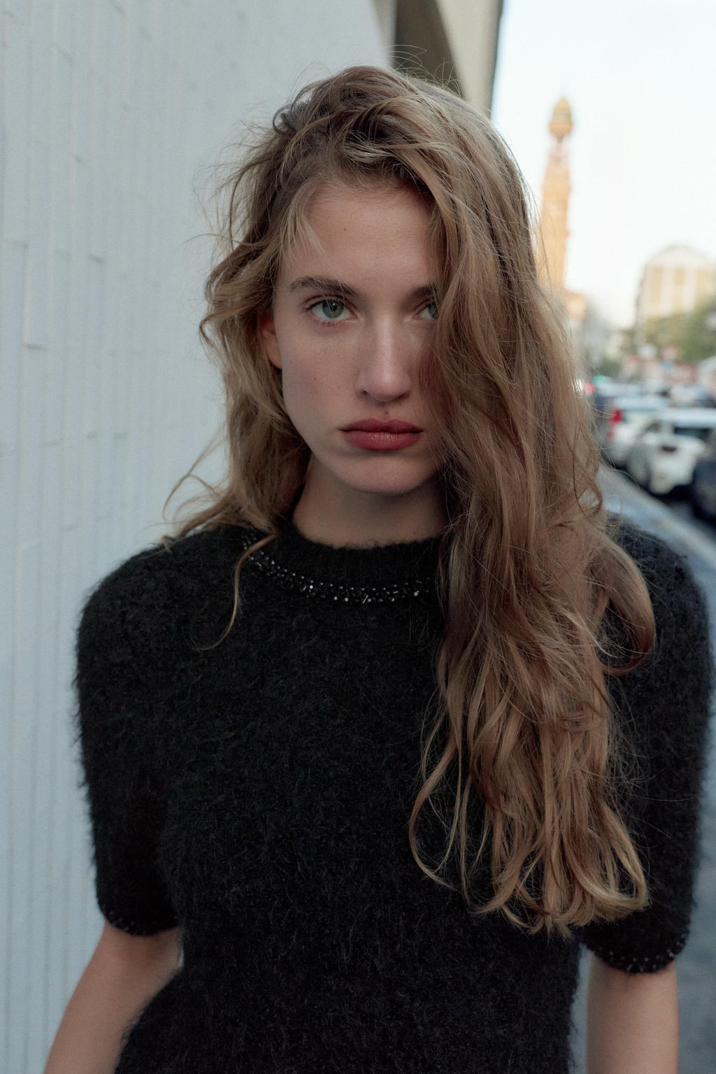 SHORT SLEEVE KNIT JUMPER WITH JEWEL BEADS - Zara фото 4