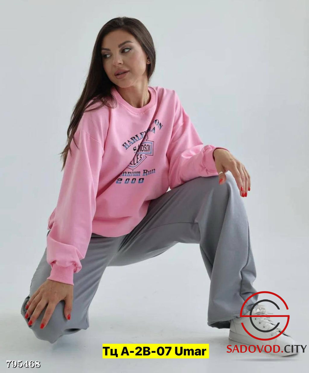 Костюм двойка из двухнитки в уникальном дизайне