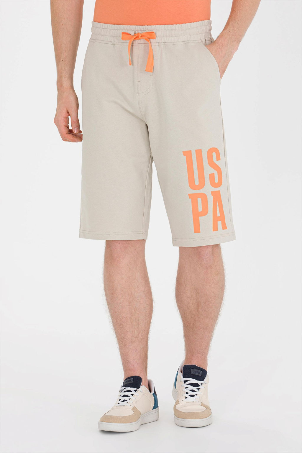 Мужские трикотажные шорты с камнями - U.s. polo assn фото 2