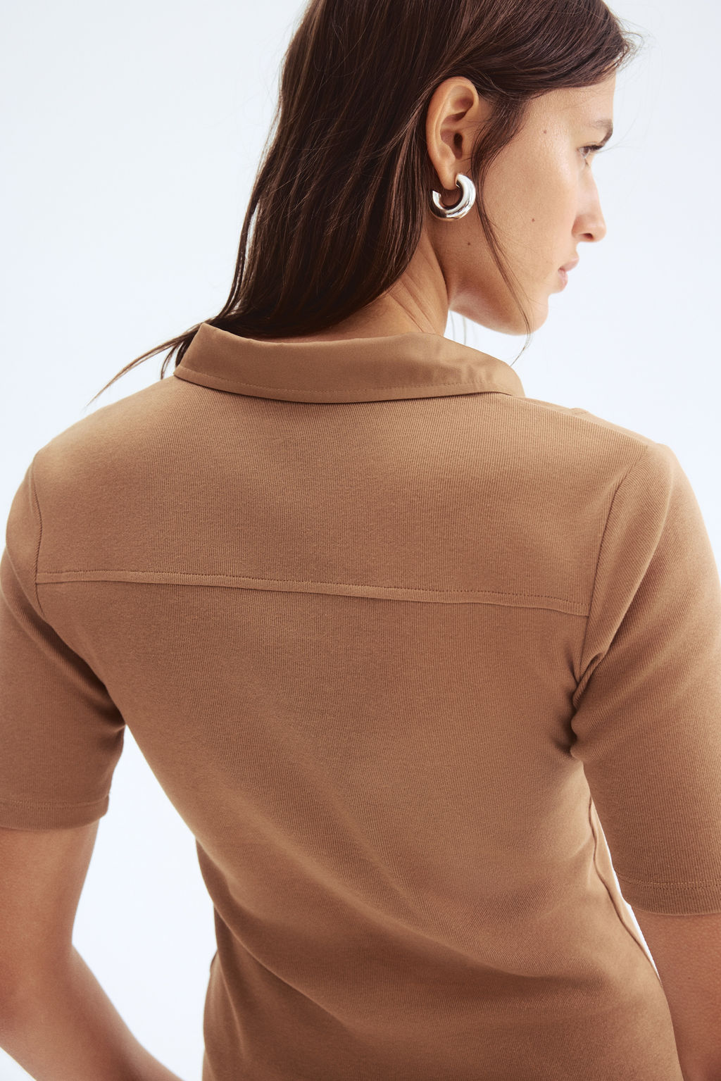 Top con cuello camisero - H&m фото 5