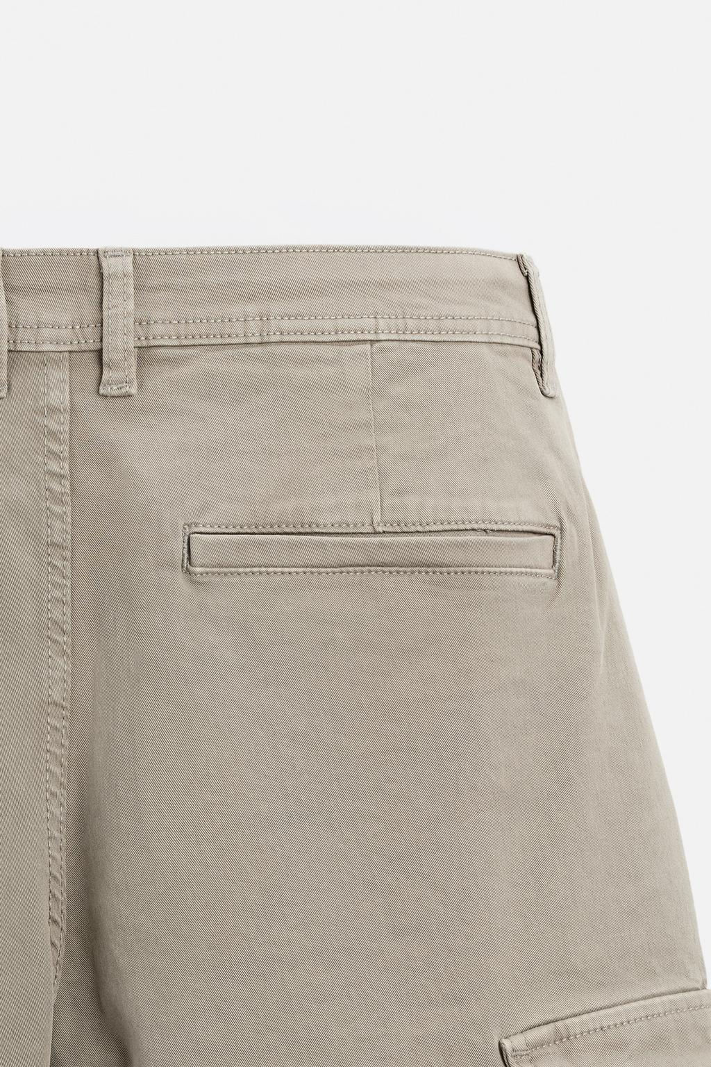 RELAXED FIT CARGO TROUSERS - Zara фото 9
