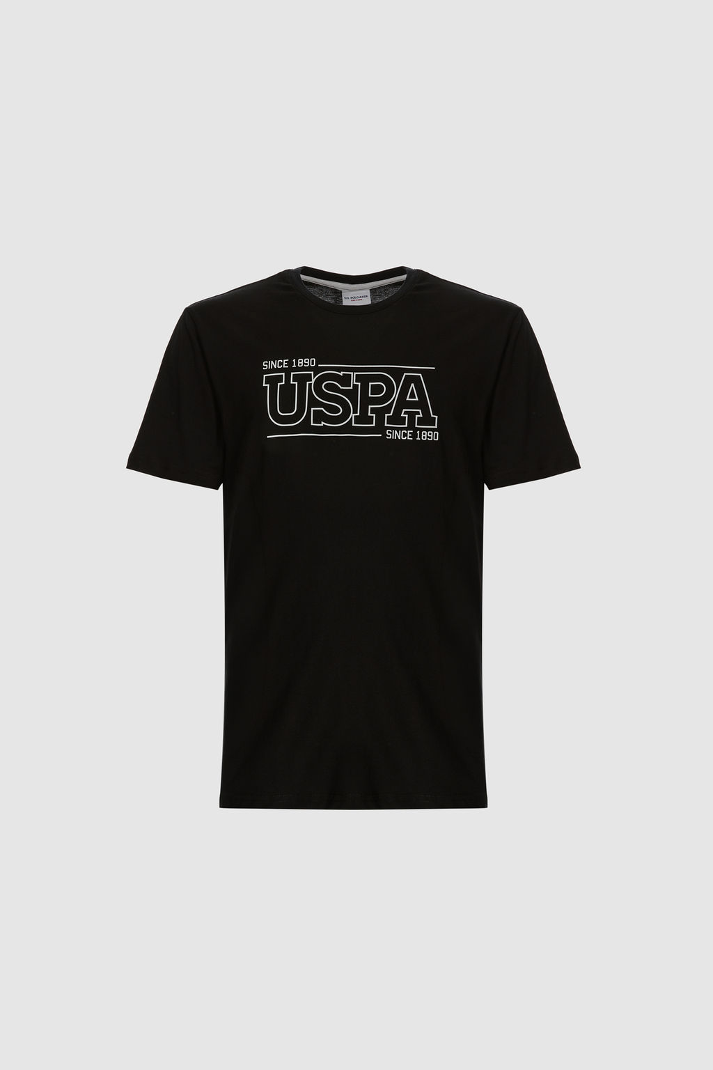 Erkek Siyah Regular Fit Bisiklet Yaka Ti__rt - U.s. polo assn фото 7