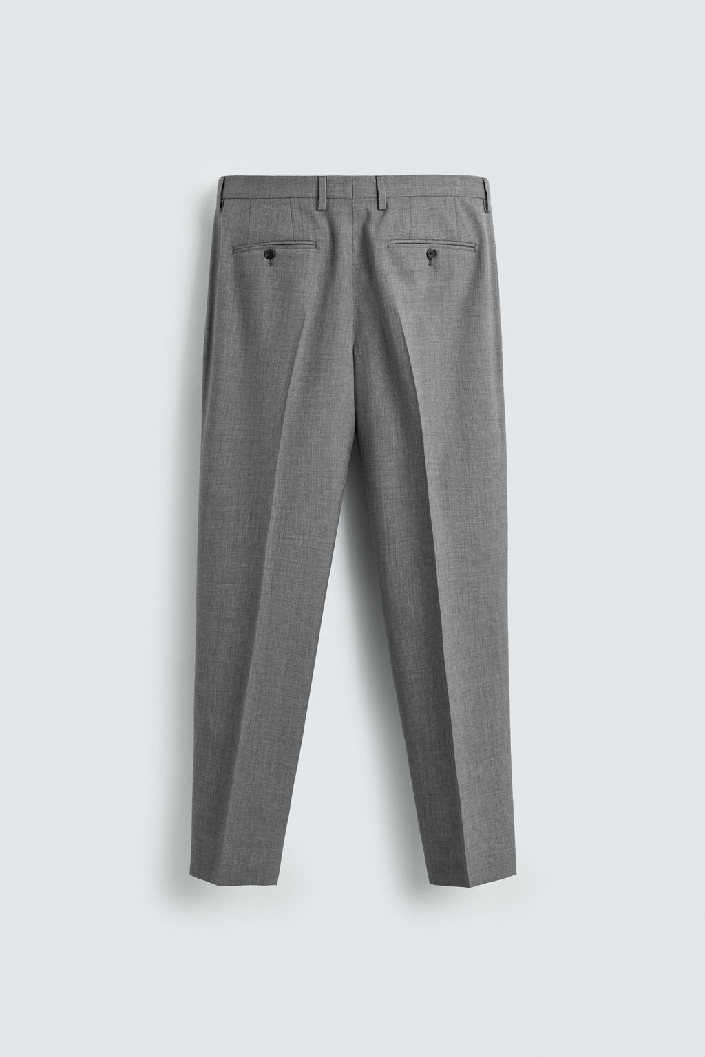 PANTAL?N SLIM FIT TRAJE ESTRUCTURA / Gris - Zara фото 6