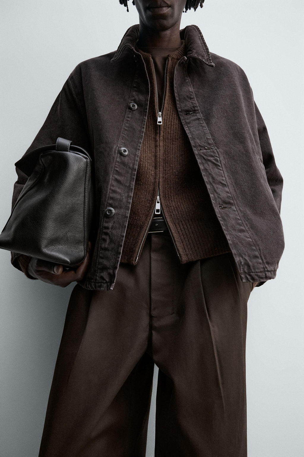 BOXY FIT DENIM OVERSHIRT - Zara фото 5