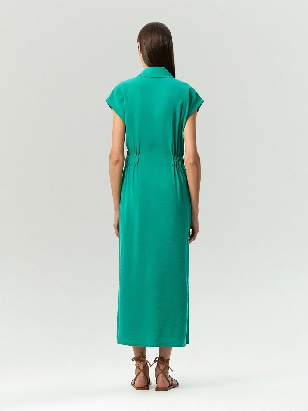 Платье макси из вискозы, PL1529/alsace - Emka фото 4