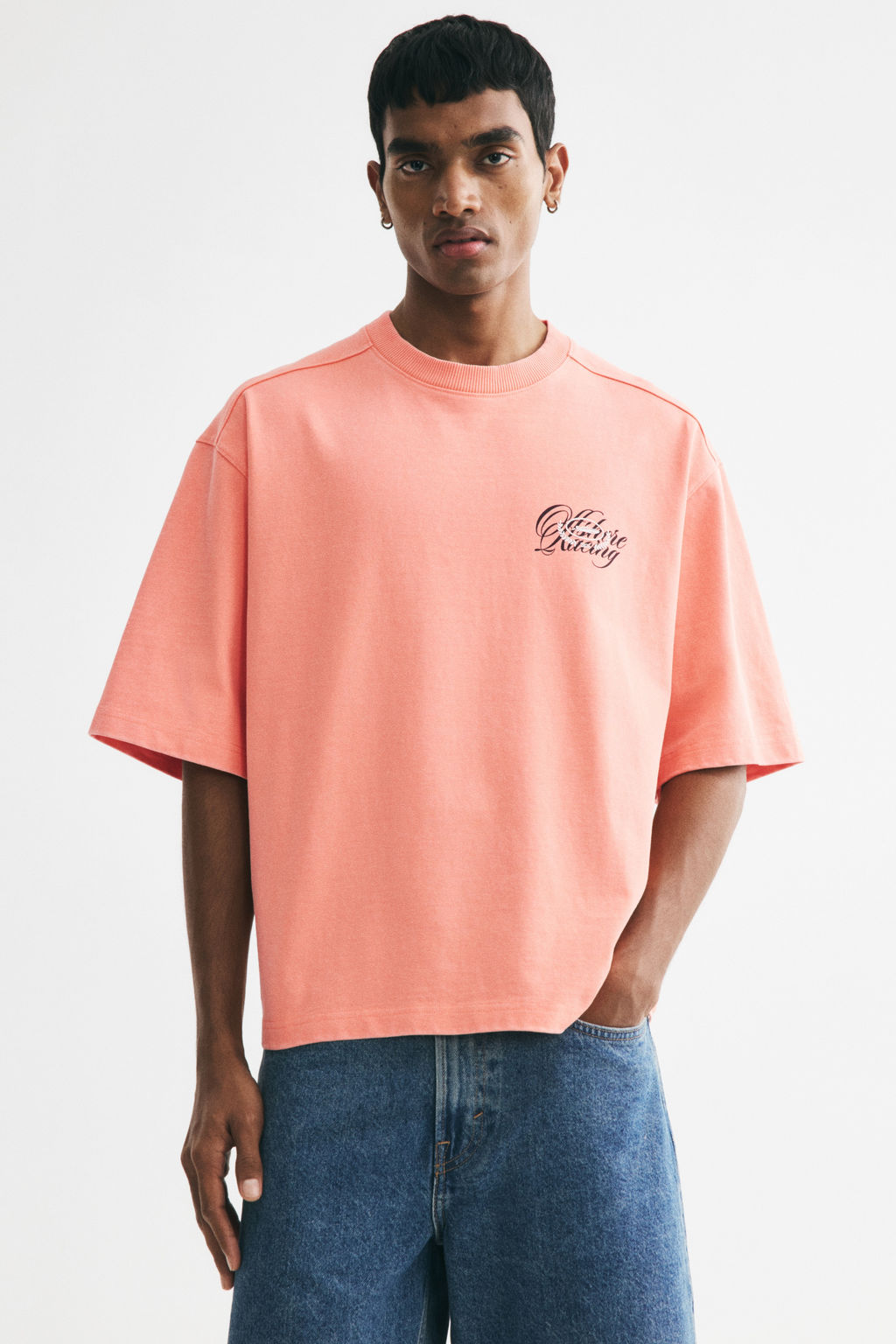 Camiseta boxy Oversized Fit - H&m фото 4