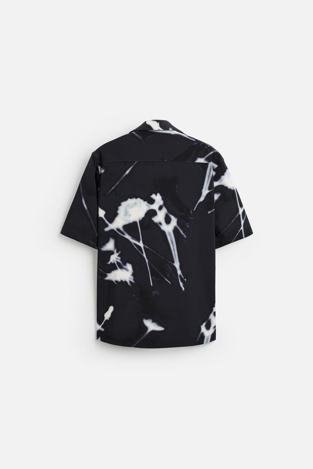 STRETCH FLORAL PRINT SHIRT - Zara фото 7