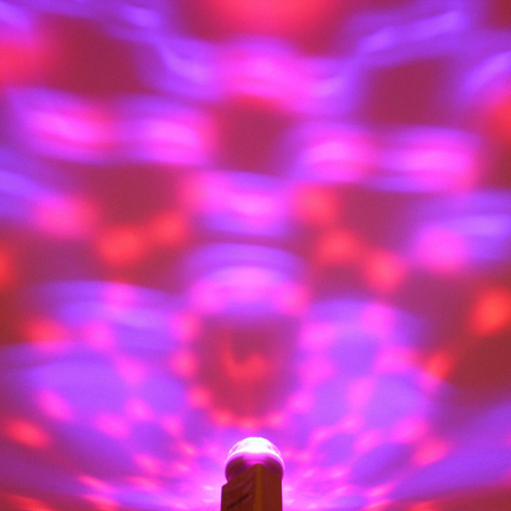 Диско-шар mini "Каледоскоп", LED (красный, зеленый, синий), переходник USB для iPhone