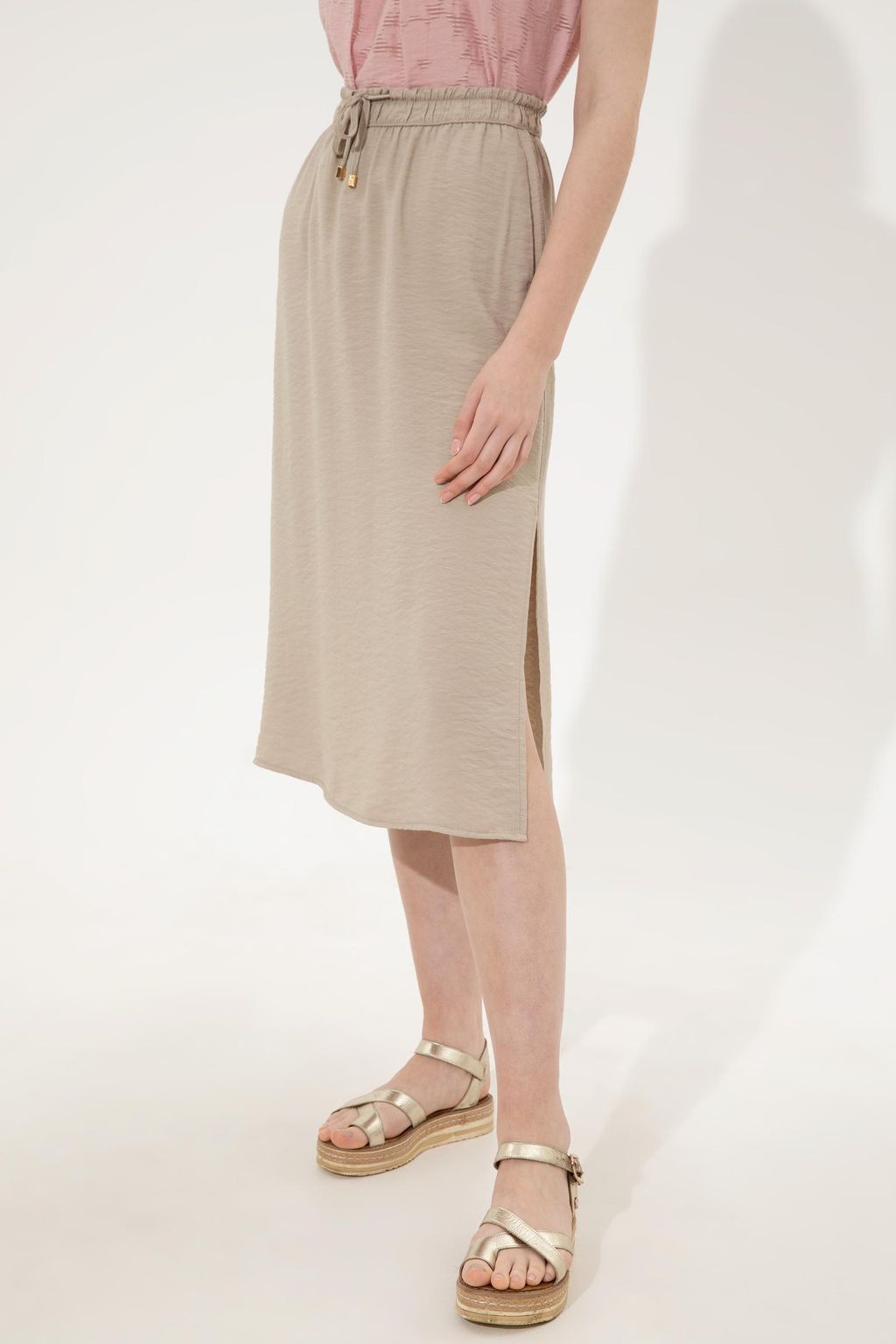 U. S. Polo Assn Женская тканая юбка цвета хаки - U.s. polo assn фото 2