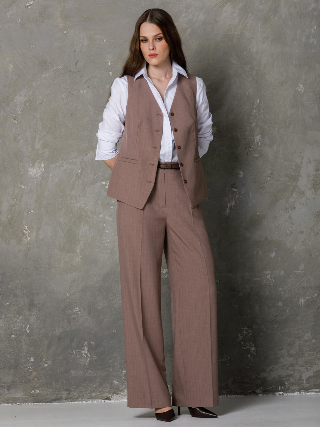 Жилет в полоску - Stilla фото 11