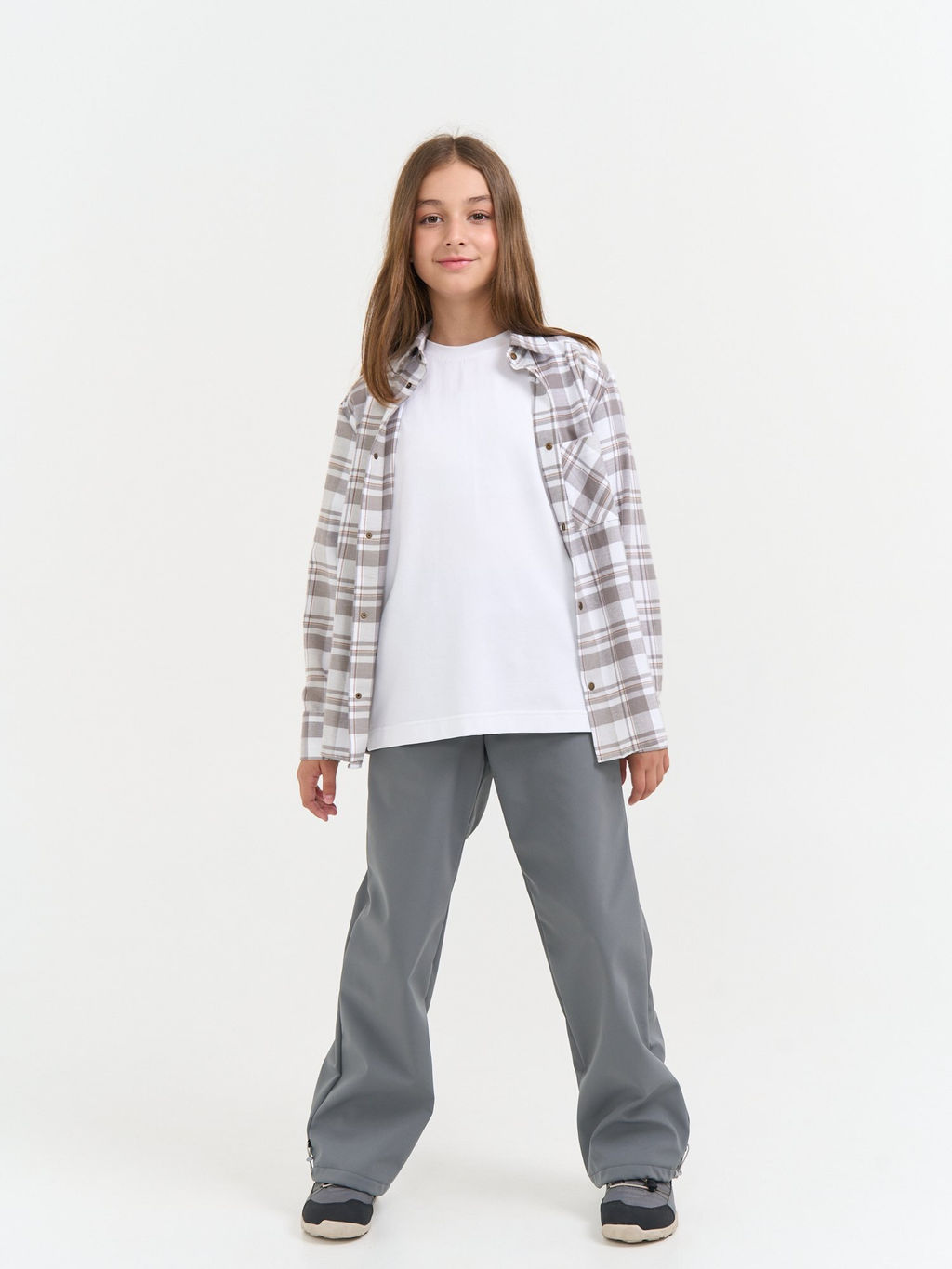 Брюки Softshell демисезонные Графит с утяжкой 7+ - Bungly фото 9