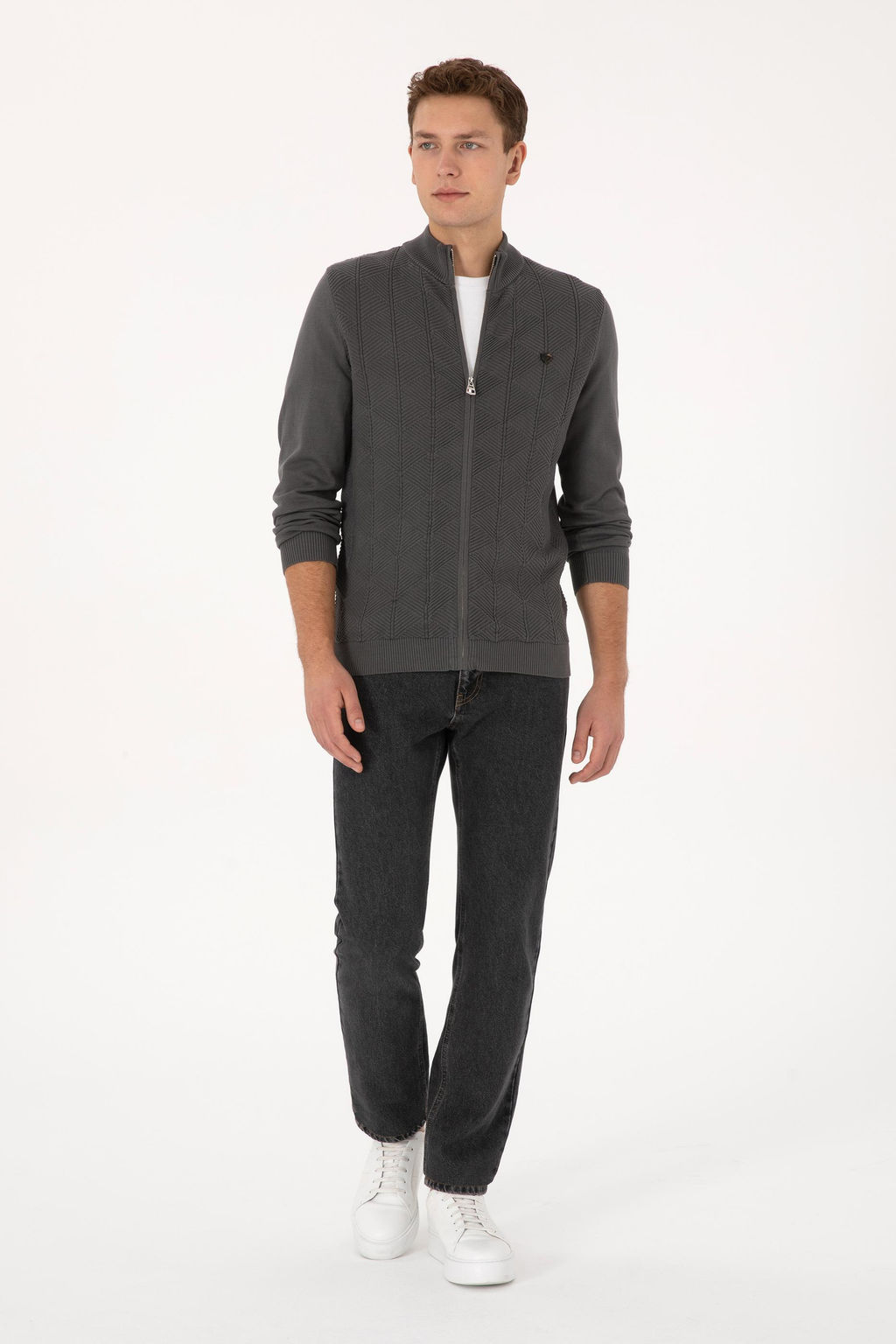 Erkek Gri Triko H_rka