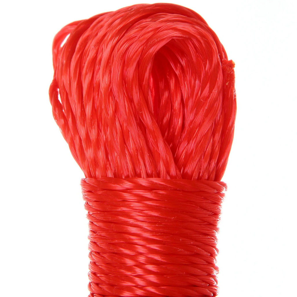 Цена за 12 шт. Веревка хозяйственная Селфи, 3 мм, 20 м, микс