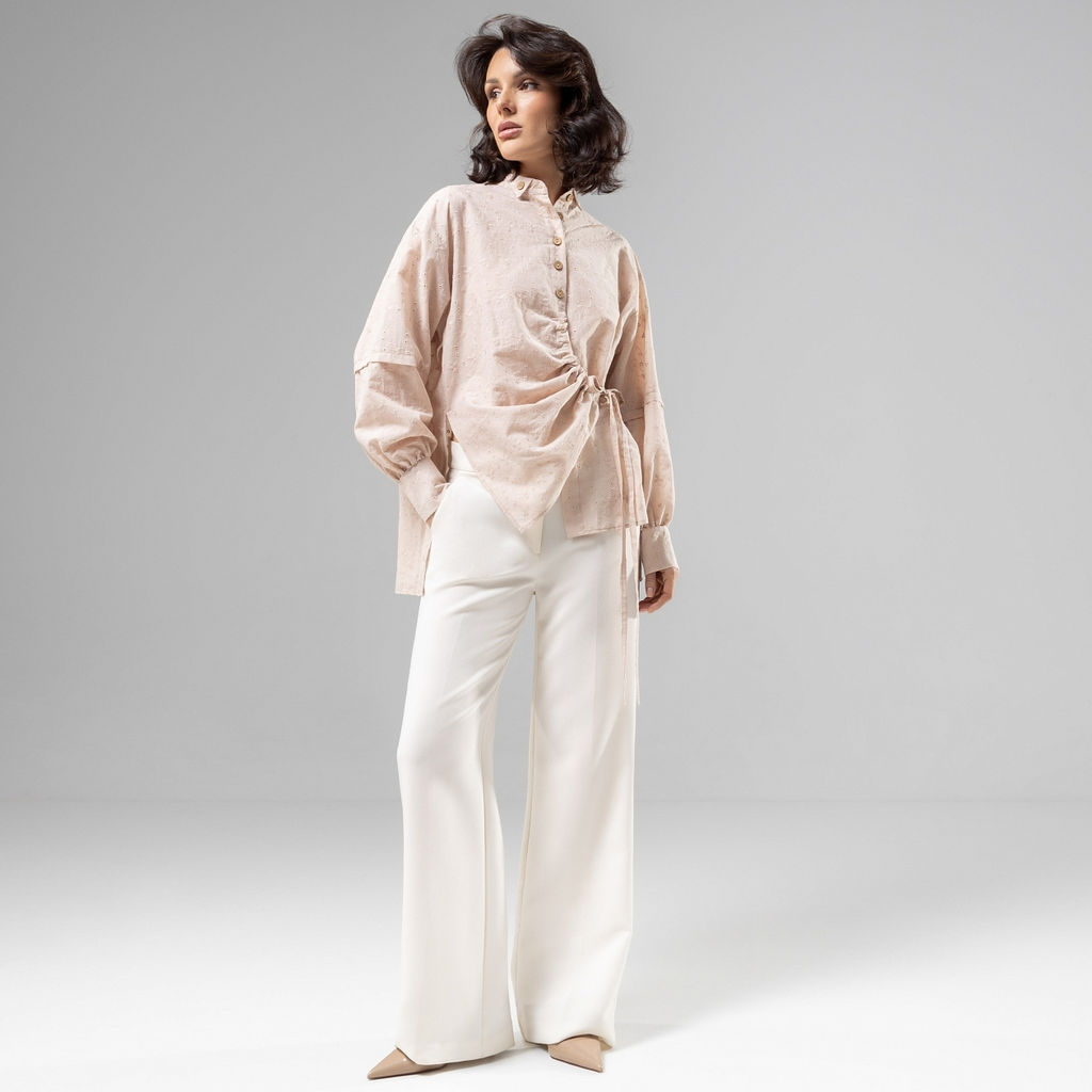 Рубашка из 100% хлопка, Дивная смелость (beige) - Charutti фото 10