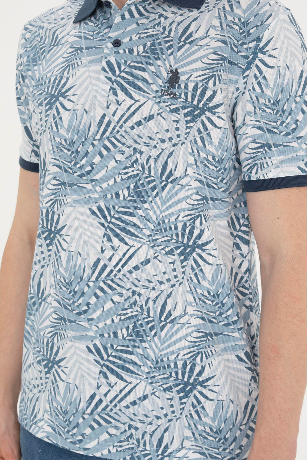 Мужская белая футболка Неожиданная скидка в корзине - U.s. polo assn фото 6