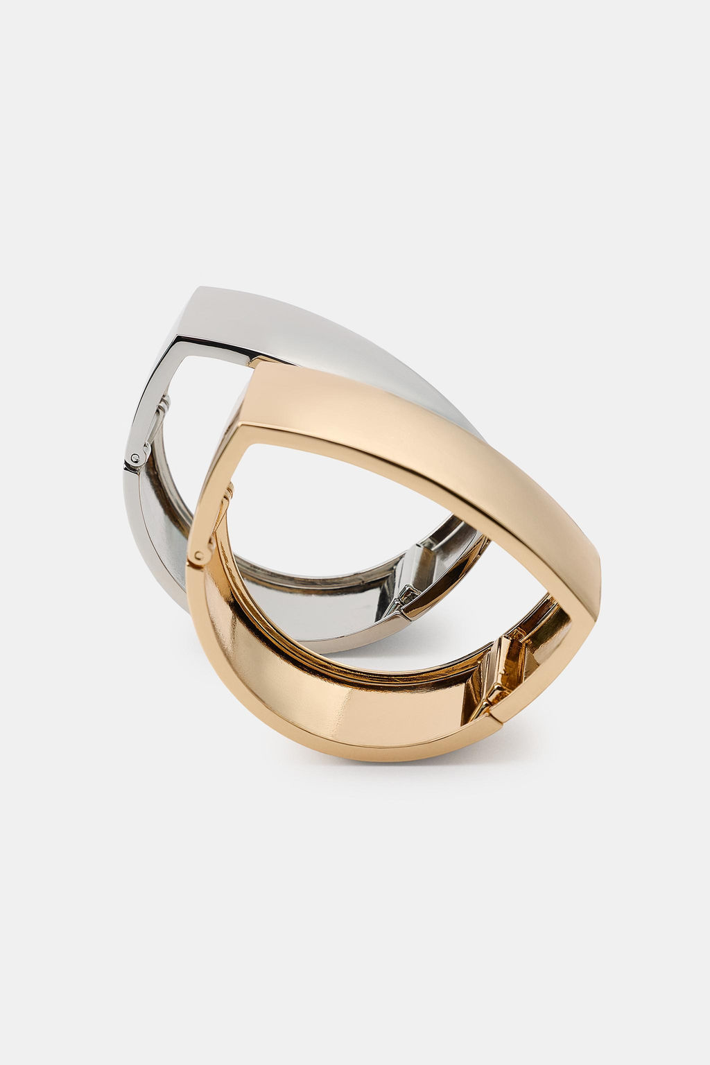 PACK 2 PULSERAS MET?LICAS / Oro / Plata - Zara фото 5