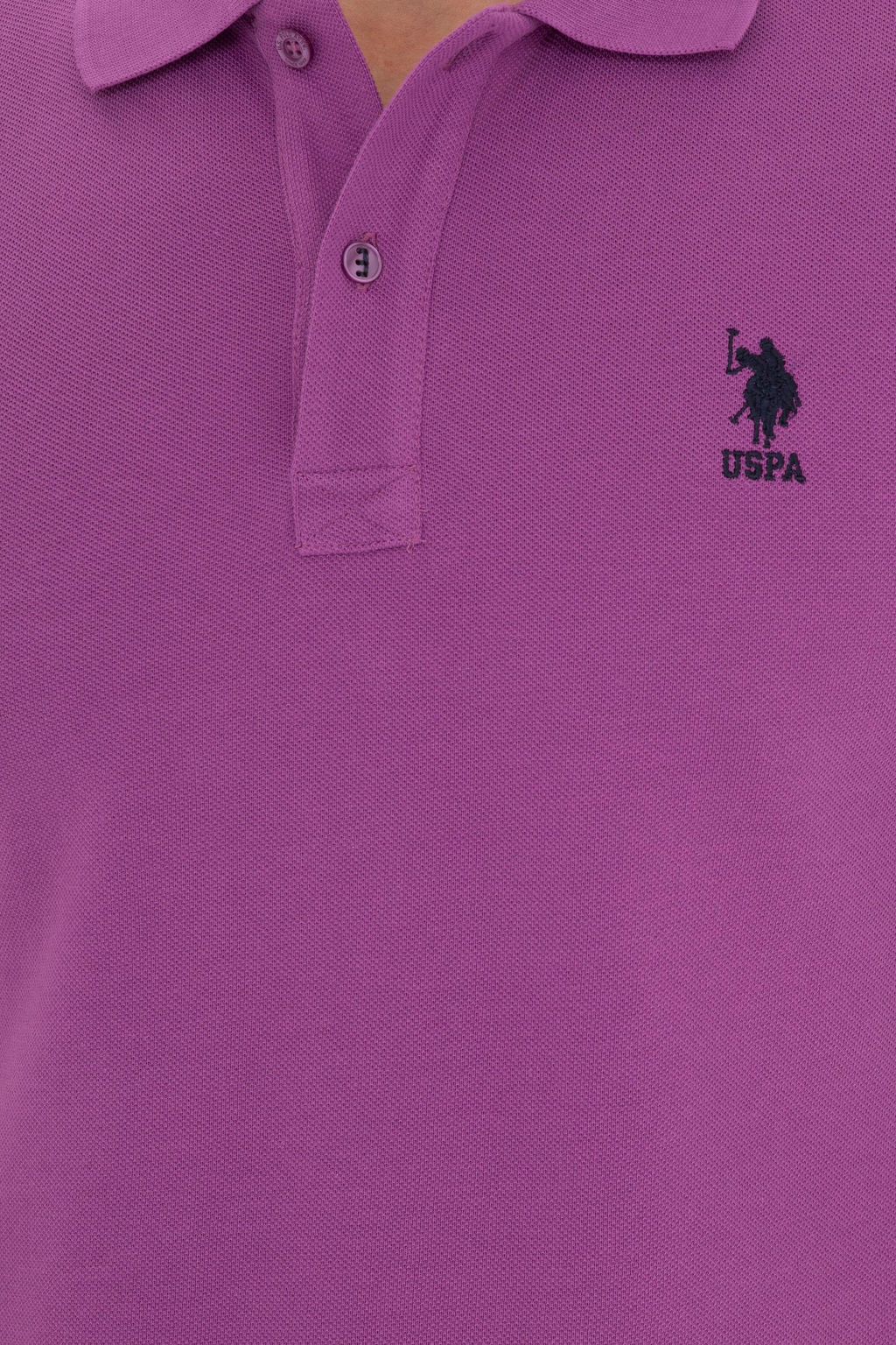 Мужская фиолетовая базовая футболка - U.s. polo assn фото 7