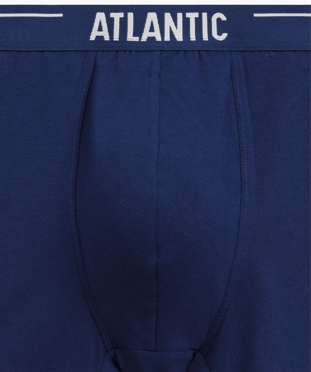 ATLANTIC 5SMH-004 Трусы шорты Solid - набор (5 шт.) морской + бирюзово-зеленый + черный + серый меланж + темно-голубой  фото 8