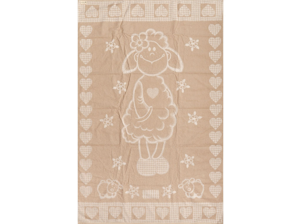 3с109.414ж2 Долли (лен3) Плед 104х160 см