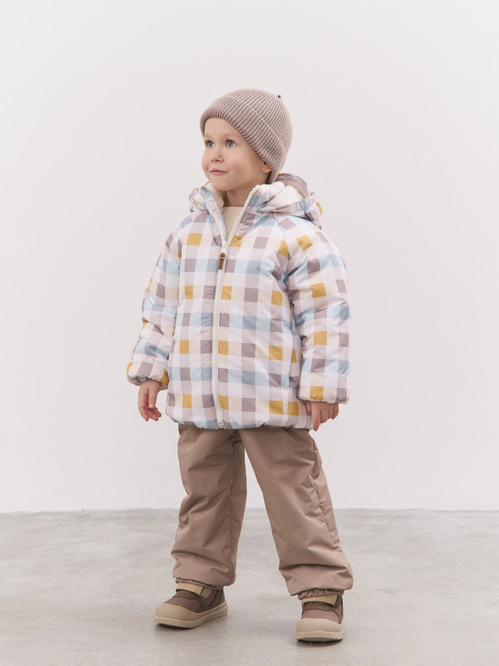 Полукомбинезон демисезонный мембранный Латте 0+ - Bungly фото 10