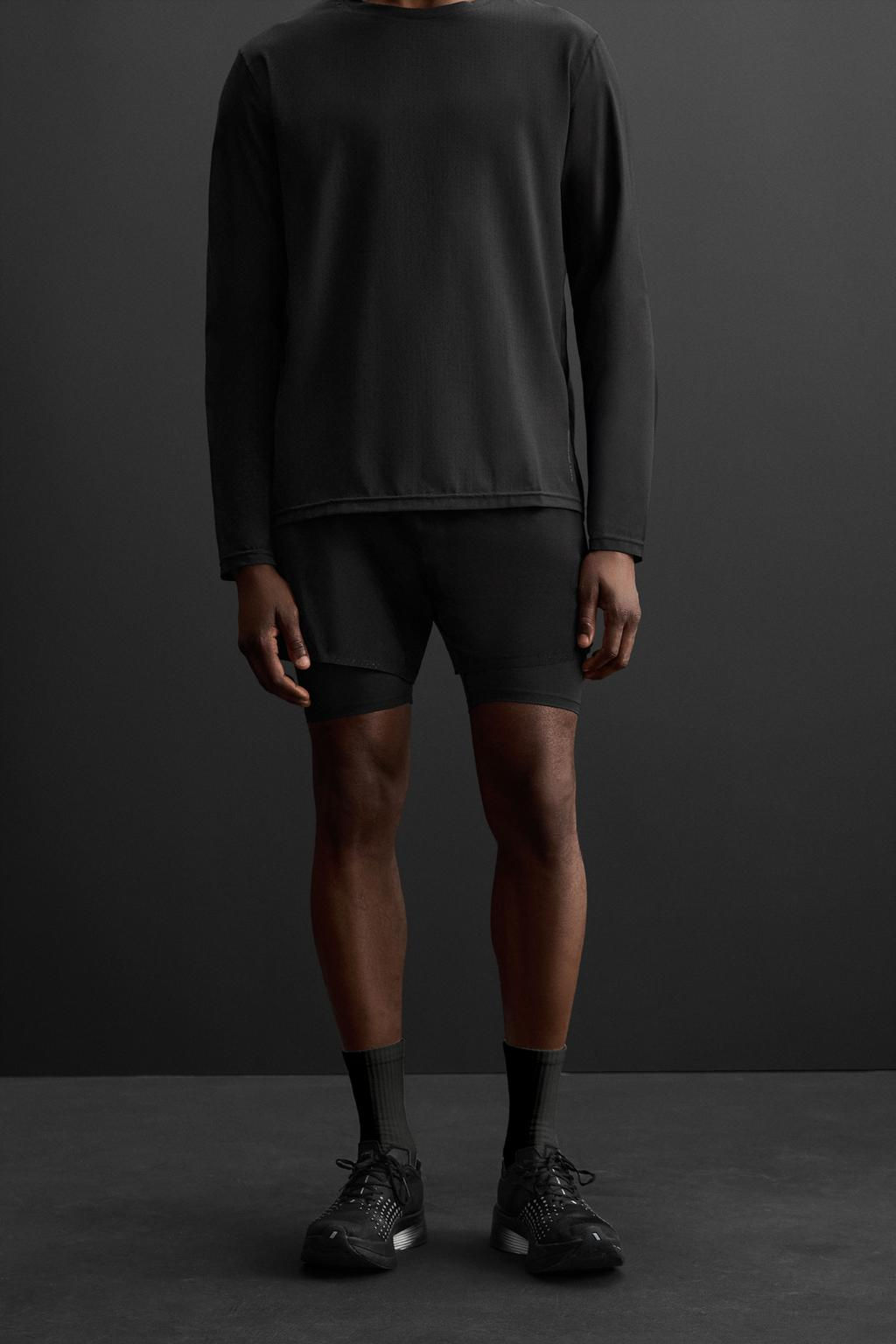 2-IN-1 PERFORATED SHORTS - Zara фото 2