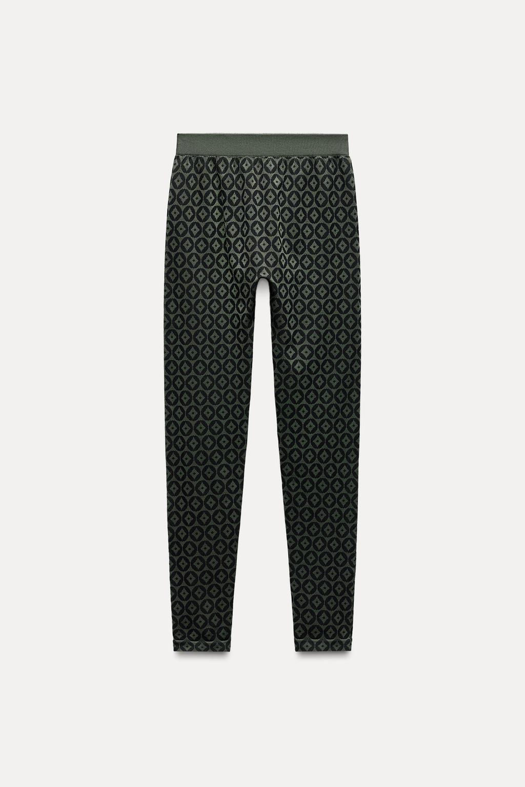 SKI COLLECTION THERMOLITE® THERMAL JACQUARD LEGGINGS - Zara фото 4