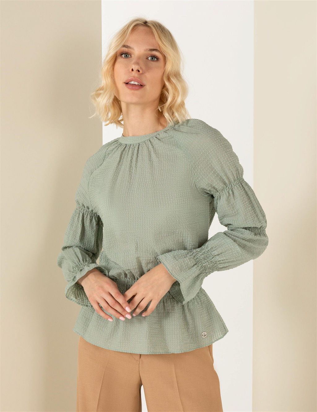 Mint Comfort Fit Bluz