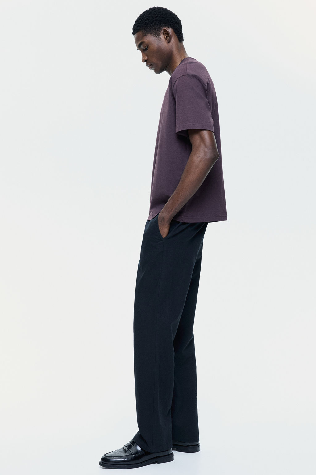 Pantal?n en mezcla de lino Regular Fit - H&m фото 10