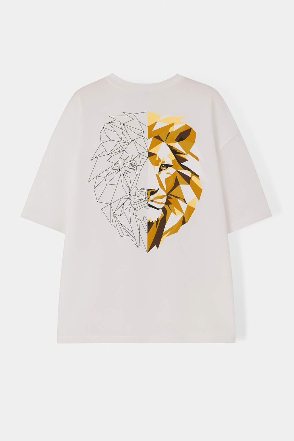 TRENDYOL MAN Siyah Buyuk Beden Oversize/Genis Kesim Hayvan Bask?l? %100 Pamuk T-Shirt TMNSS25BF00026 - Trendyolmilla фото 6