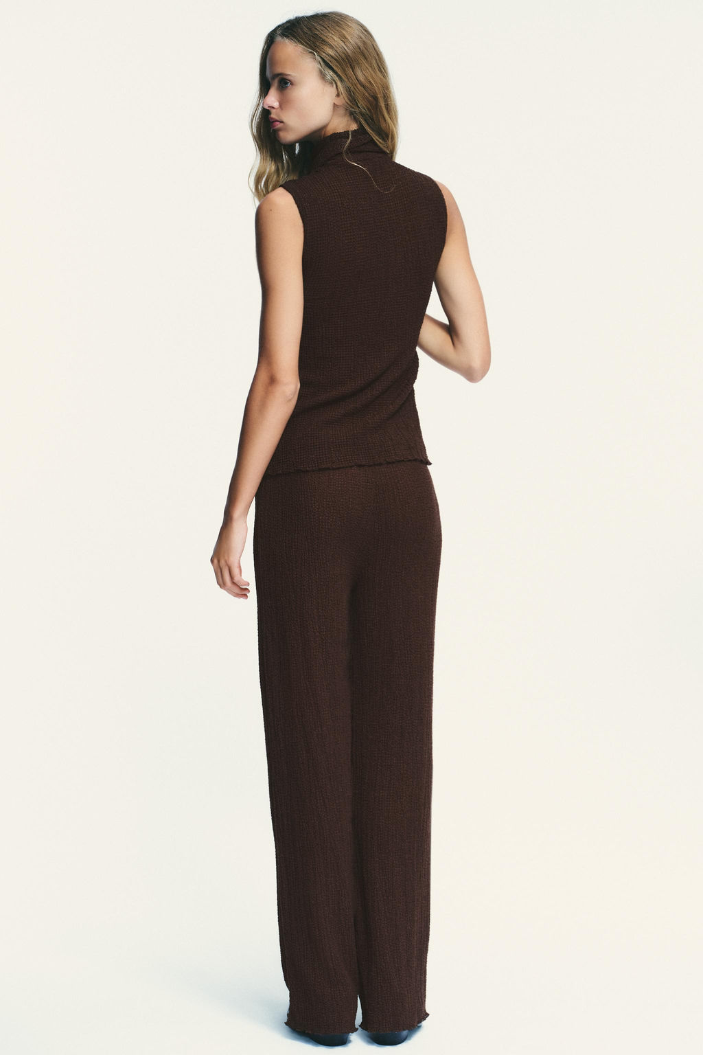 TEXTURED SCARF TOP - Zara фото 6