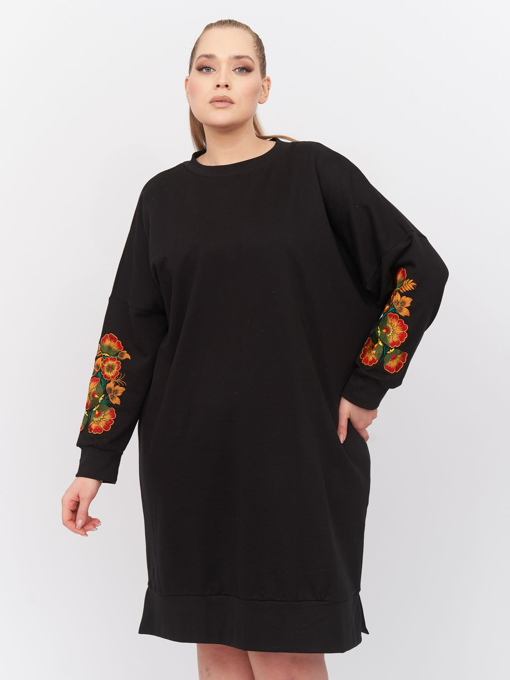 Платье с вышивкой PP13502BLK01 - Артесса фото 8
