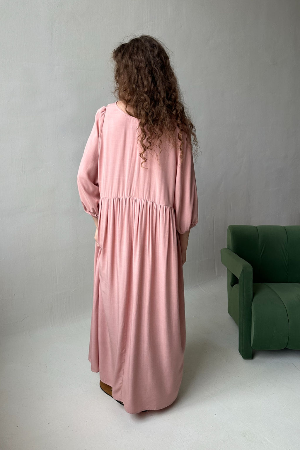 Платье женское MOON085/08/Пудровый