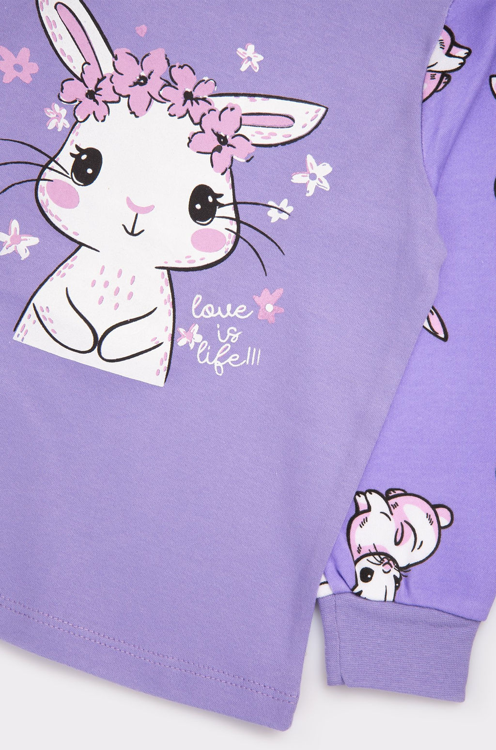 Хлопковая пижама для девочки Bonito  фото 3