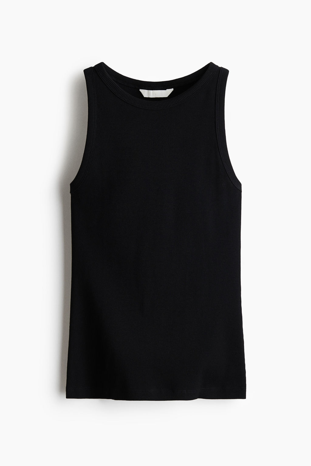 Camiseta sin mangas en algod?n acanalado - H&m фото 5