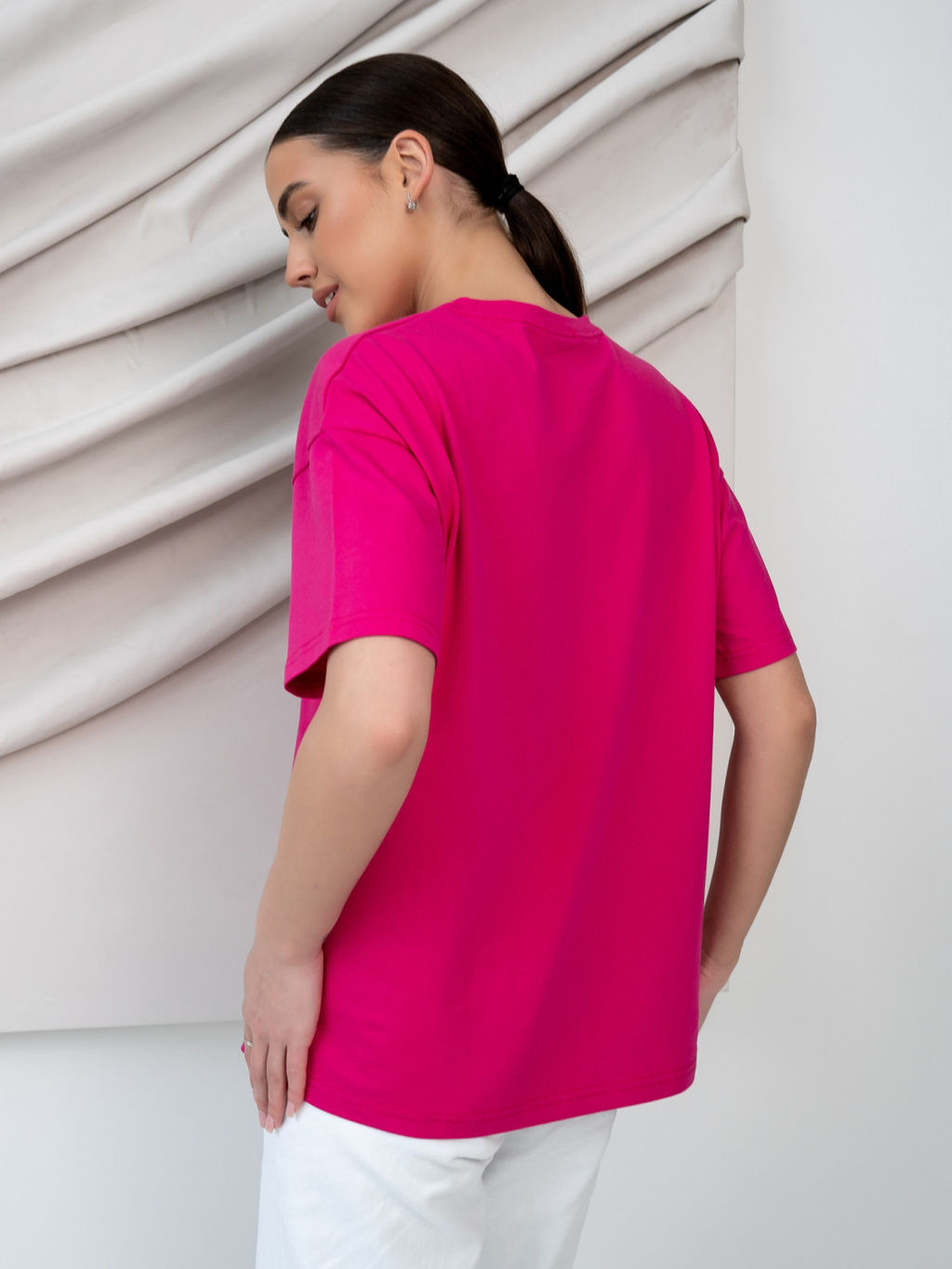 Футболка унисекс Оверсайз, цв. Фукция