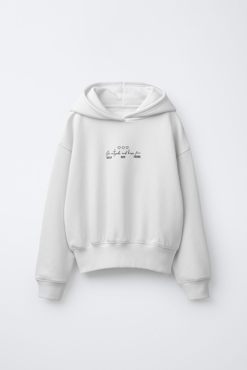 JOGGING HOODIE WITH TEXT