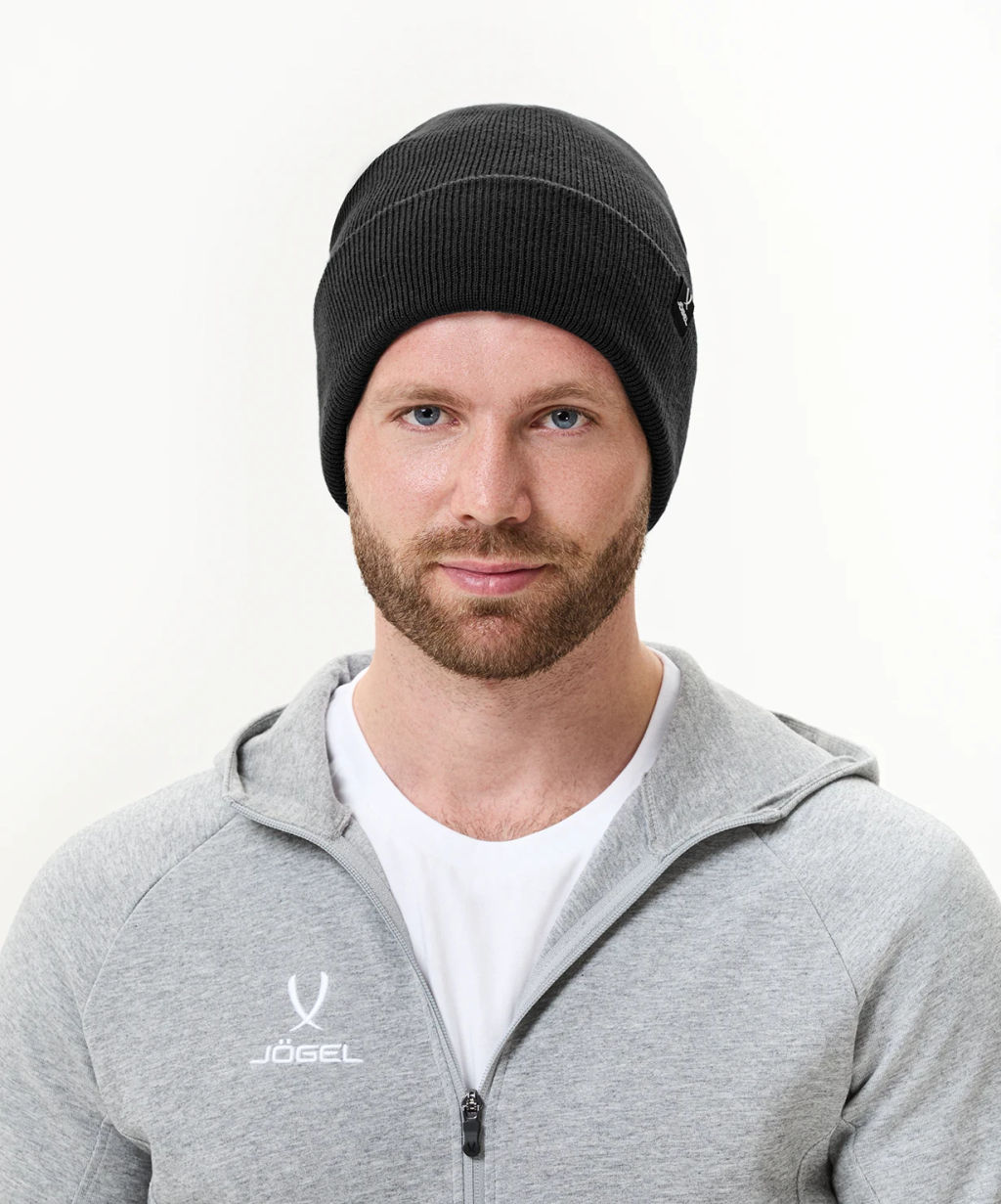 Шапка JOGEL ESSENTIAL High Beanie, черный  фото 7