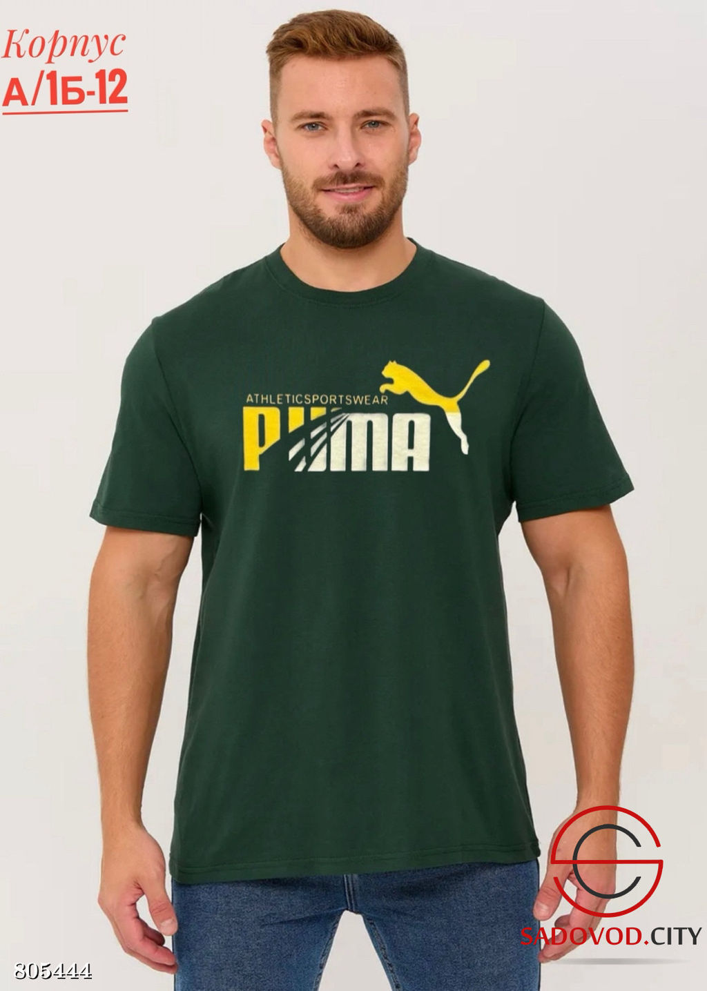 Футболка для мужчин, хлопок - Bruno фото 2