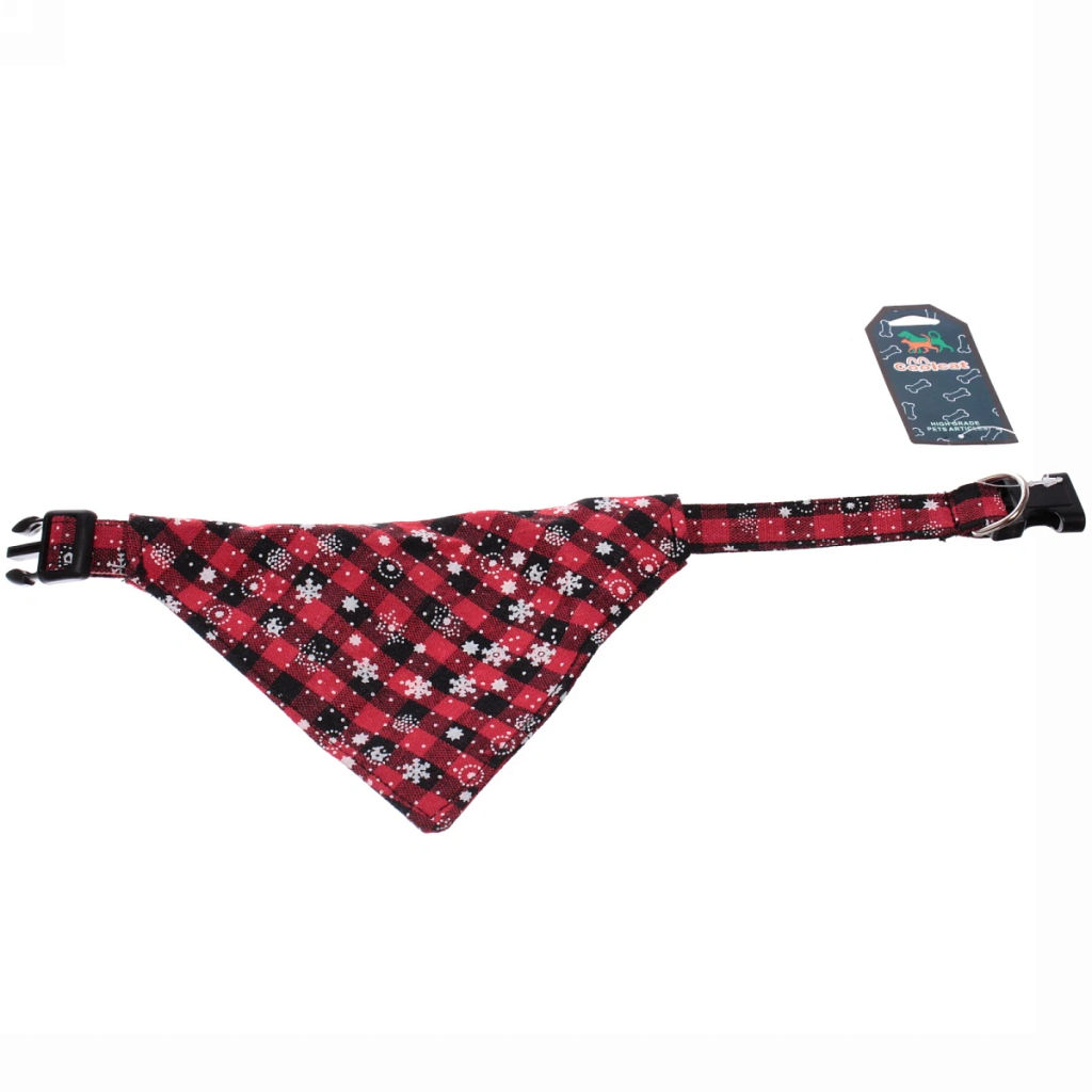 Цена за 2 шт. Ошейник - бандана для питомца "МурГаф", цвет красный, 1,5*34см